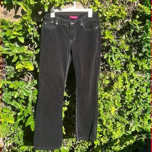 Corduroy black y2k pants